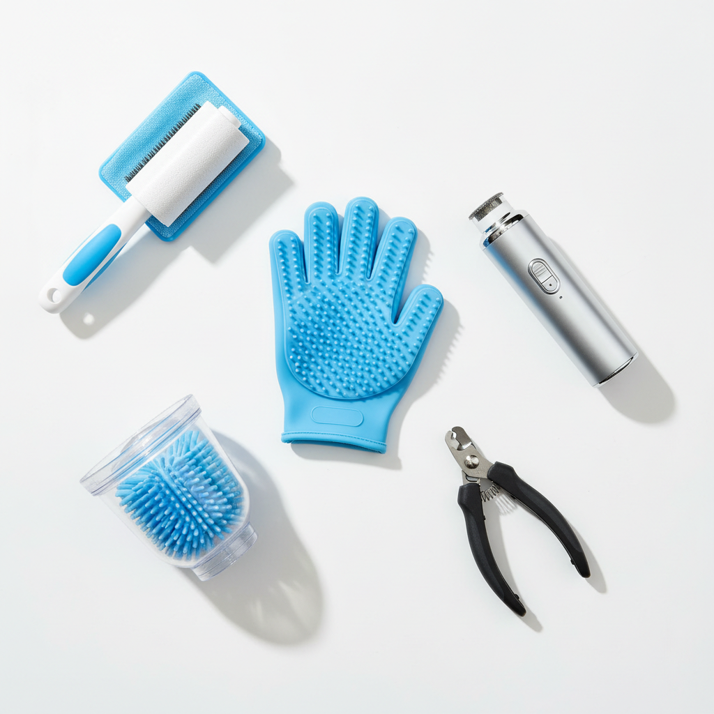 Pet Grooming Accessories Collection Image